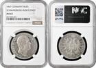1 thaler Schwarzburg-Rudolstadt 1 thaler 1867, NGC MS63, Friedrich Günther (1807-1867) -