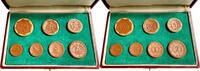 Germany porcelain coins set 1920, UNC, Federal state of Saxony (1917 - 1922) -