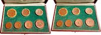 Germany porcelain coins set 1921, UNC, Federal state of Saxony (1917 - 1922) -