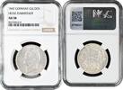 1 gulden Hesse-Darmstadt 1 gulden 1842, NGC AU58, Duke Louis II (1830-1848) Top Pop 1/0 -
