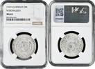3 reichsmark Weimar Republic 3 reichsmark 1927 A, NGC MS65, 1000th Anniversary of Nordhausen -