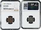 2 santimi Latvia 2 santimi 1937, NGC AU58 BN, First Republic (1922 - 1940) -