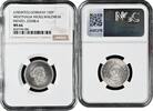 100 pfennig Germany 100 pfennig ND (1871), NGC MS66, Westphalia Nickel Pattern Top Pop 1/0 -