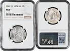 10 lire Vatican City 10 lire 1946, NGC MS64, Pope Pius XII (1939 - 1958) silver coin -