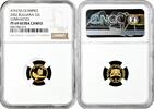 5 leva Bulgaria 5 leva 2002, NGC PF69 UC, Athens Olympics, Gymnastics gold coin -