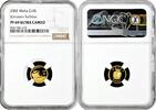 10 liri Malta 10 liri 2002, NGC PF69 UC, Xprunara gold coin -