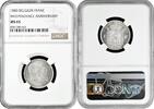 1 franc Belgium 1 franc 1880, NGC MS65, 50th Anniversary - Independence silver coin -