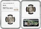 5 francs Luxembourg 5 francs 1962, NGC MS66, Duchess Charlotte (1918-1964) Top Pop 1/0 -