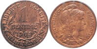 1 centime France 1 centime 1909, UNC, Third Republic (1870 - 1941) -