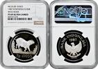 ASIA 10000 rupiah Indonesia 10000 rupiah 1987, NGC PF69 UC, Wild Boad silver coin -