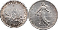1 francs France 1 francs 1913, XF, Third Republic (1870 - 1941) -