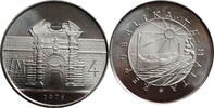 4 lira Malta 4 lira 1976, BU, Fort Manoel Gate -