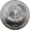 10 mark Germany - GDR 10 mark 1975, UNC, 100th Anniver. - Birth of Albert Schweitzer -