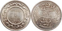 1 franc Tunisia 1 franc AH 1335 (1916), UNC, French protectorate (1890 - 1957) -