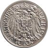25 pfennig Germany 25 pfennig 1911 E, XF, German Empire (1871 - 1922) -