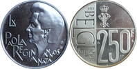 250 francs Belgium 250 francs 1997, PROOF, 60th Anniversary - Birth of Queen Paola -