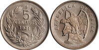 5 centavos Chile 5 centavos 1921 So, BU, Republic of Chile (1899 - 1959) -