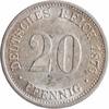 20 pfennig Germany 20 pfennig 1876 F, UNC, German Empire (1871 - 1922) -