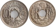 10 centimes France 10 centimes 1918, BU, Third Republic (1870 - 1941) -