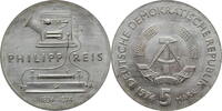 5 mark Germany - GDR 5 mark 1974, UNC, 100th Anniver. - Death of Johann Philipp Reis -