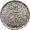 6 pence Great Britain 6 pence 1945, AU, King George VI (1937 - 1952) -