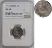 10 lepta Greece 10 lepta 1912, NGC MS64, King George I (1863 - 1922) -