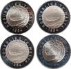 5 liri Malta 5 liri set 1985, PROOF, Maritime History -