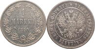 1 markka Finland 1 markka 1890 L, XF, Emperor Alexander III (1881 - 1894) -