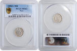 1/2 real Peru 1/2 real 1858 MB, PCGS MS62, República del Perú (1825 - 1862) -