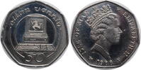 50 pence Isle of Man 50 pence 1988, AU, Queen Elizabeth II (1970 - 2021) -