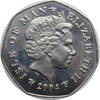 50 pence Isle of Man 50 pence 2004, AU, Tourist Trophy Motorcycle Races -