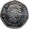 50 pence Isle of Man 50 pence 1999, AU, Christmas -