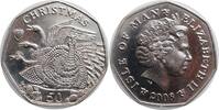 50 pence Isle of Man 50 pence 2008, AU, Christmas -