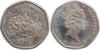 50 pence Isle of Man 50 pence 1993 AA, XF, Christmas -