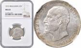 1 lev Bulgaria 1 lev 1913, NGC MS63, Tsar Ferdinand I (1908 - 1918) -