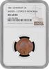 1 kreuzer Baden 1 kreuzer 1861, NGC MS64 BN, Leopold Memorial Top Pop 1/0 -