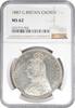 1 crown Great Britain 1 crown 1887, NGC MS62, Queen Victoria (1838 - 1901) -