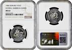 1 peso Dominican Republic 1 peso 1986, NGC MS63, XV Central American Games -