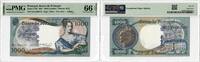1000 Escudos Portugal 1000 Escudos 1967, PMG 66 EPQ, Banco de Portugal Pick# 172b -