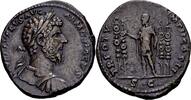 Roman Imperial Lucius Verus sestertius 164 AD. Gutes sehr schön