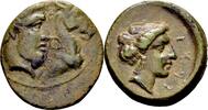 Ancient Greek dichalkon Thessaly, Gyrton -