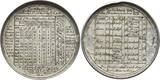 Nürnberg, Stadt Zinn - Steckmedaille v. Stettner, auf die Teuerung und überstandene Hungersnot 1816/1817 SUP, winz. eingeritzte Zahl, min. Kr.