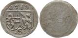 Salzburg, Erzbistum Einseitiger Pfennig 1763 Sigismund III., Graf von Schrattenbach, 1753 - 1771 SUP