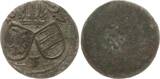 RDR, Haus Habsburg Einseitiger 2 Pfennig 1627 Ferdinand II., 1619 - 1637, Wien Selten, TTB+