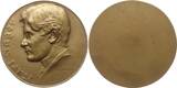Österreich Einseitige Bronzemedaille o.J. von Josef Prinz, a.d. Schauspieler und Mundartdichter Karl Jäger, 1871 - 1960 Sehr selten, SUP