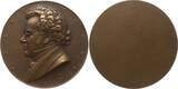 Österreich, 1. Republik Große einseitige Bronzemedaille o.J. (1928) von Arnold Hartig, a.d. 100. Todestag von Franz Schubert, 1797 - 1828 SUP+, mattiert, winz. Kr., winz. RF