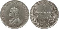 Deutsch-Ostafrika 1 Rupie Wilhelm II., 1888 - 1918, Hamburg -
