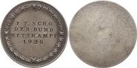 Deutschland - 3. Reich Einseitige Schützenmedaille Unbestimmt, Inschrift: P.F. SCH.G. DER BUND WETTKAMPF 1936 -