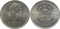 Deutsches Reich, Weimarer Republik 3 Reichsmark Goethe -