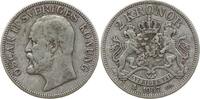 Schweden, Königreich 2 Kronor Oskar II., 1872 - 1907 -